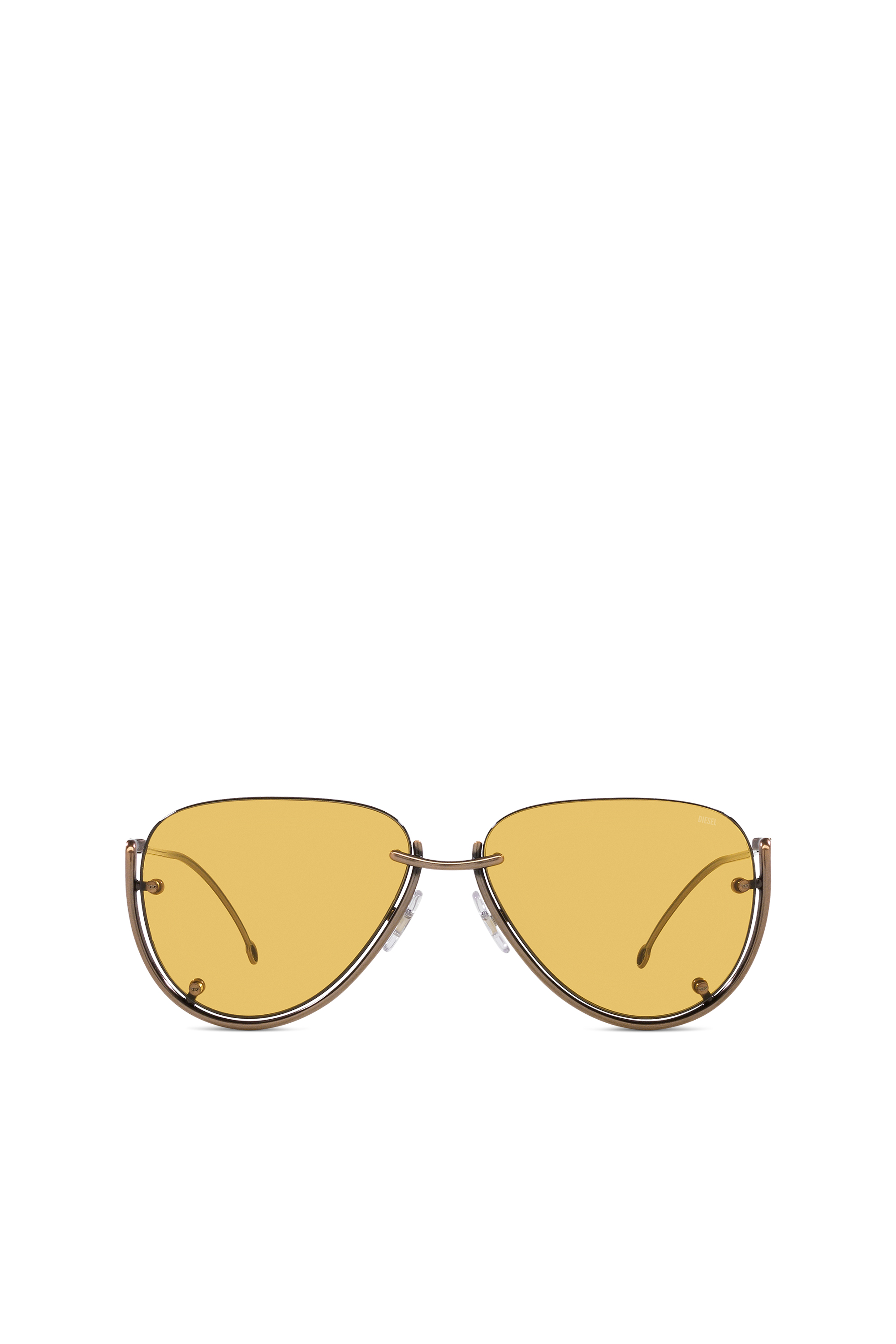 Diesel - 0DL1003, Occhiali da sole pilot Unisex in Giallo - 2