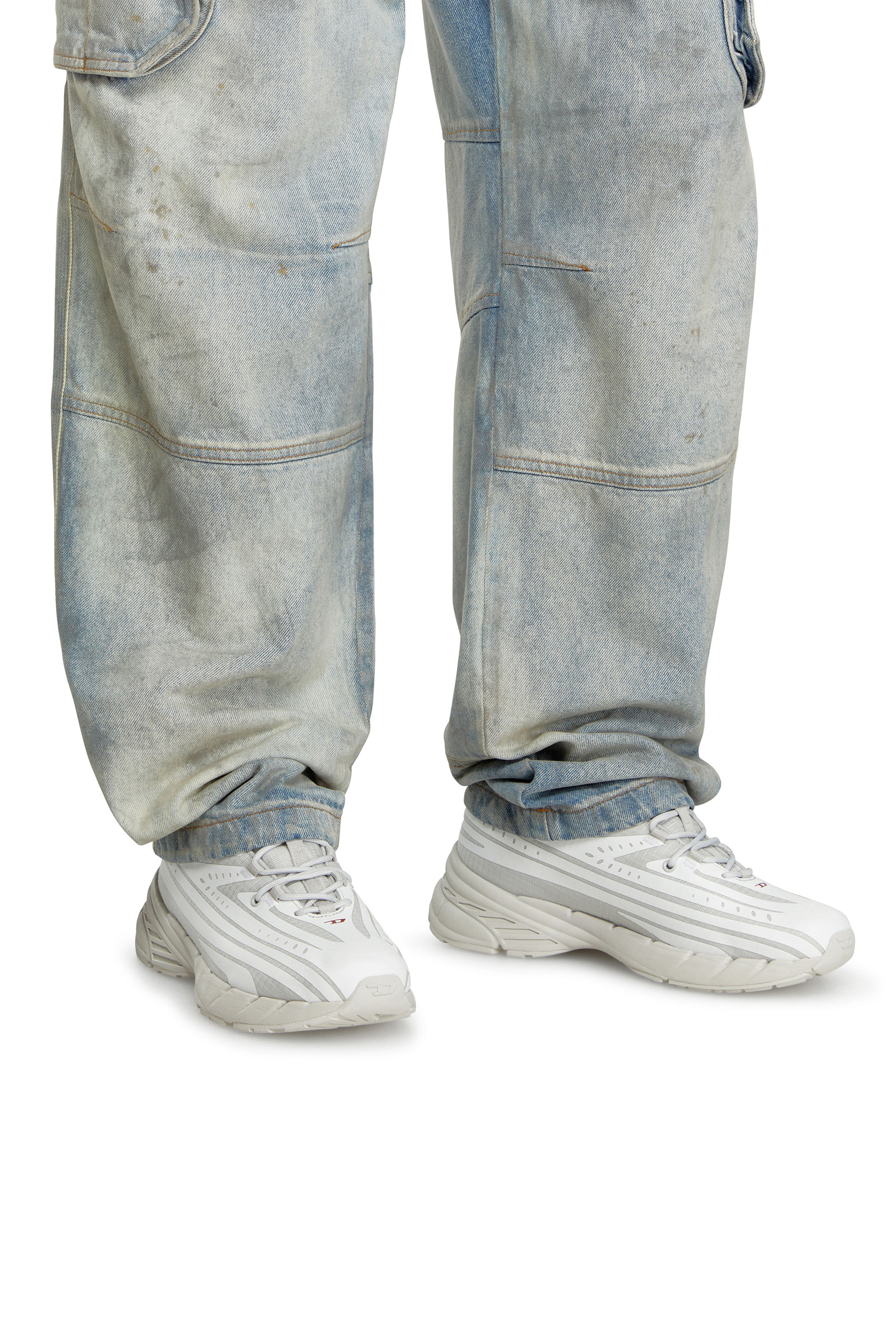 Diesel - D-AIRSPEED LOW, D-Airspeed Low-Sneaker a righe in ripstop coated Uomo in Multicolor - 2