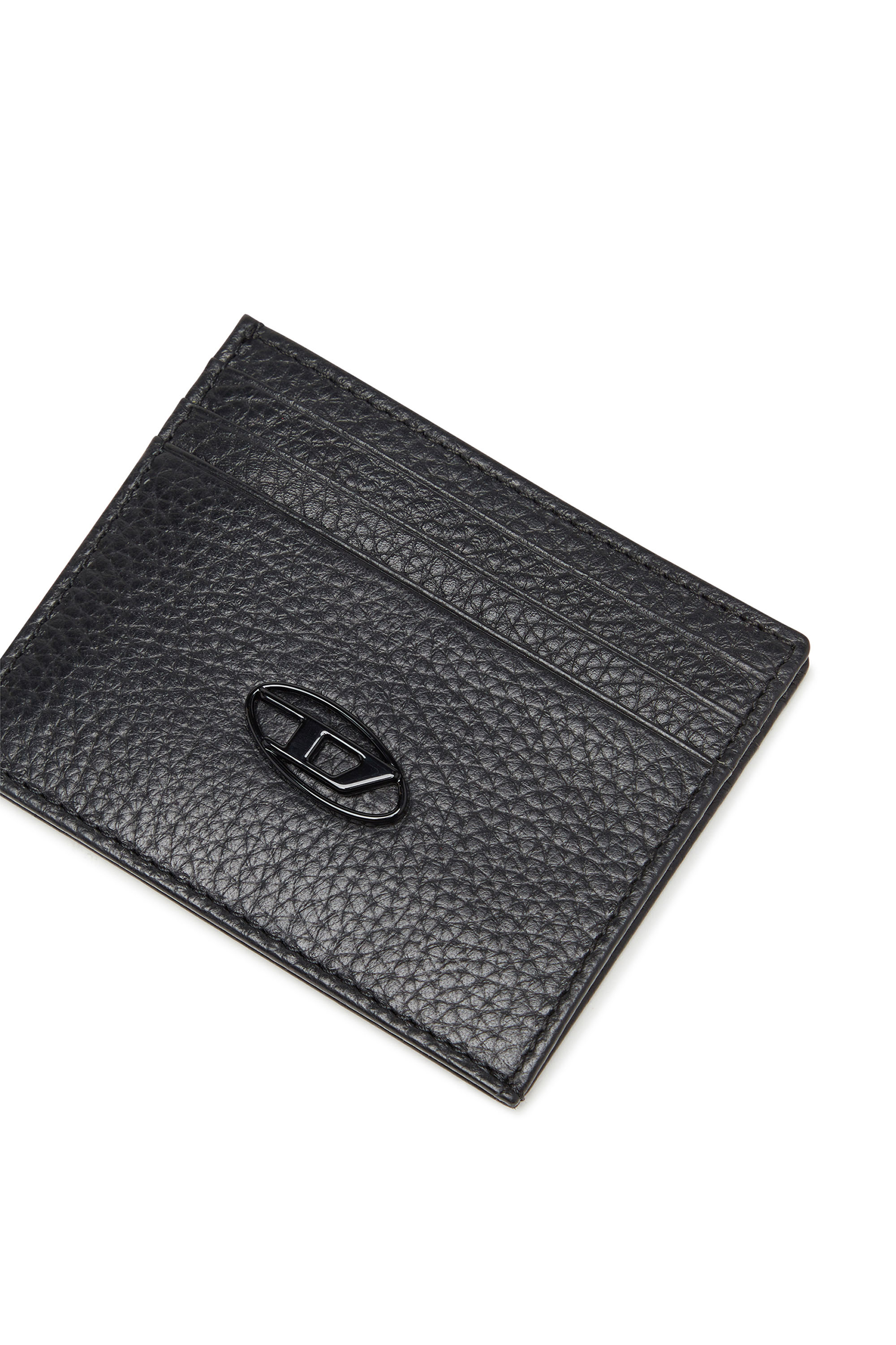 Diesel - CARD CASE, Porta carte in fior di pelle Uomo in Nero - 4