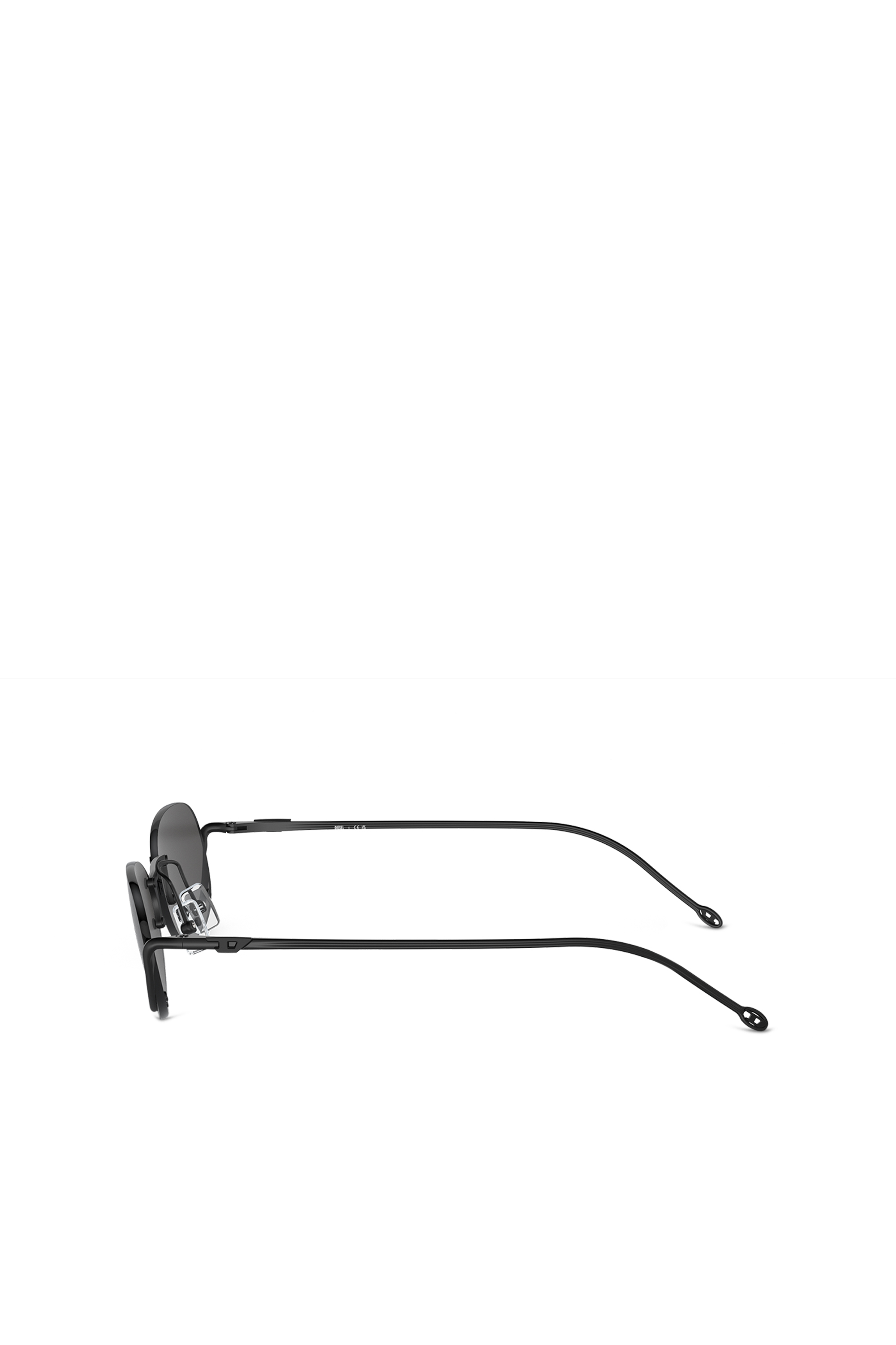 Diesel - 0DL1004, Occhiali da sole ovali Unisex in Nero - 3
