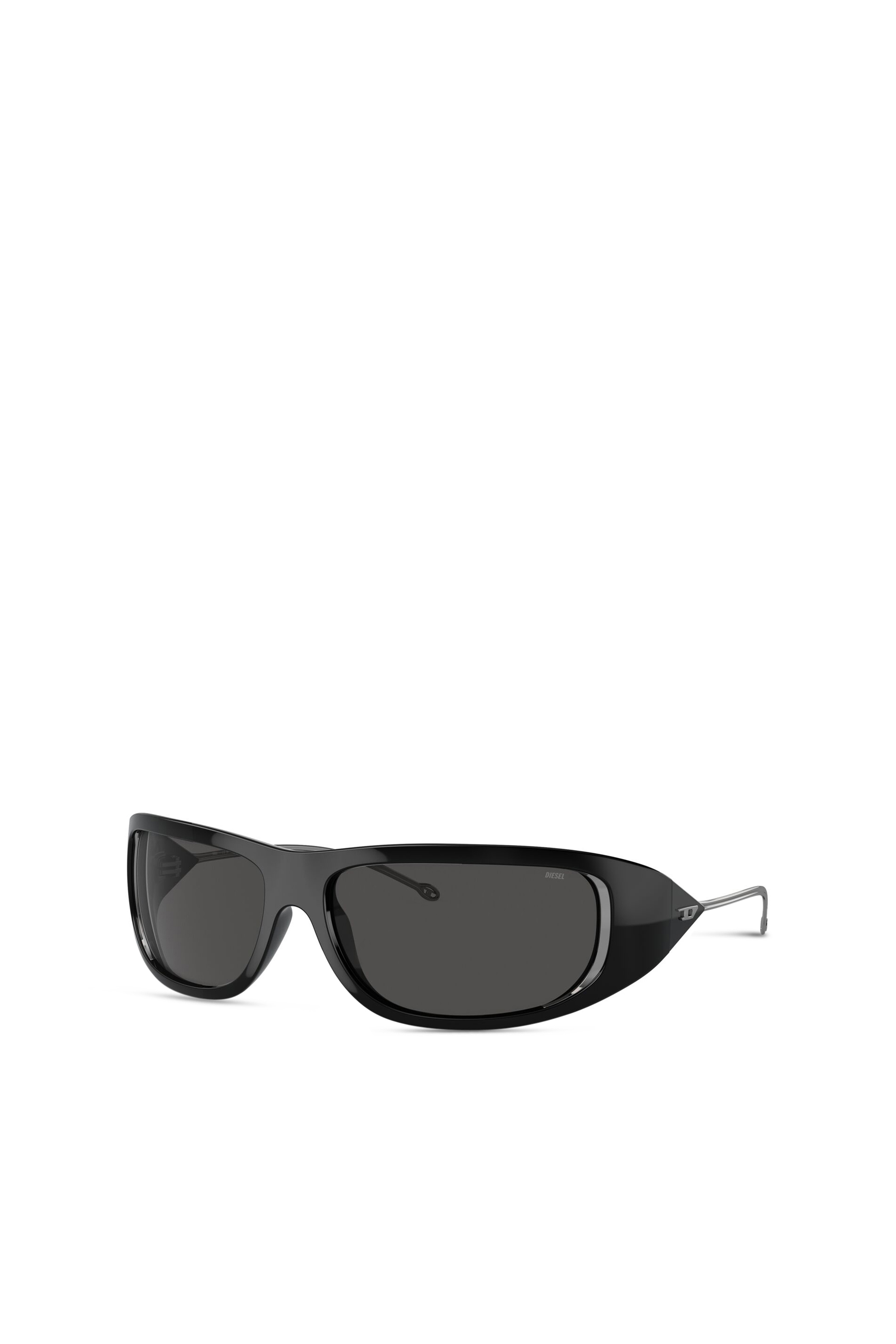 Diesel - 0DL3001 SIZE 61, Occhiali da sole dal modello avvolgente Unisex in Nero - 1