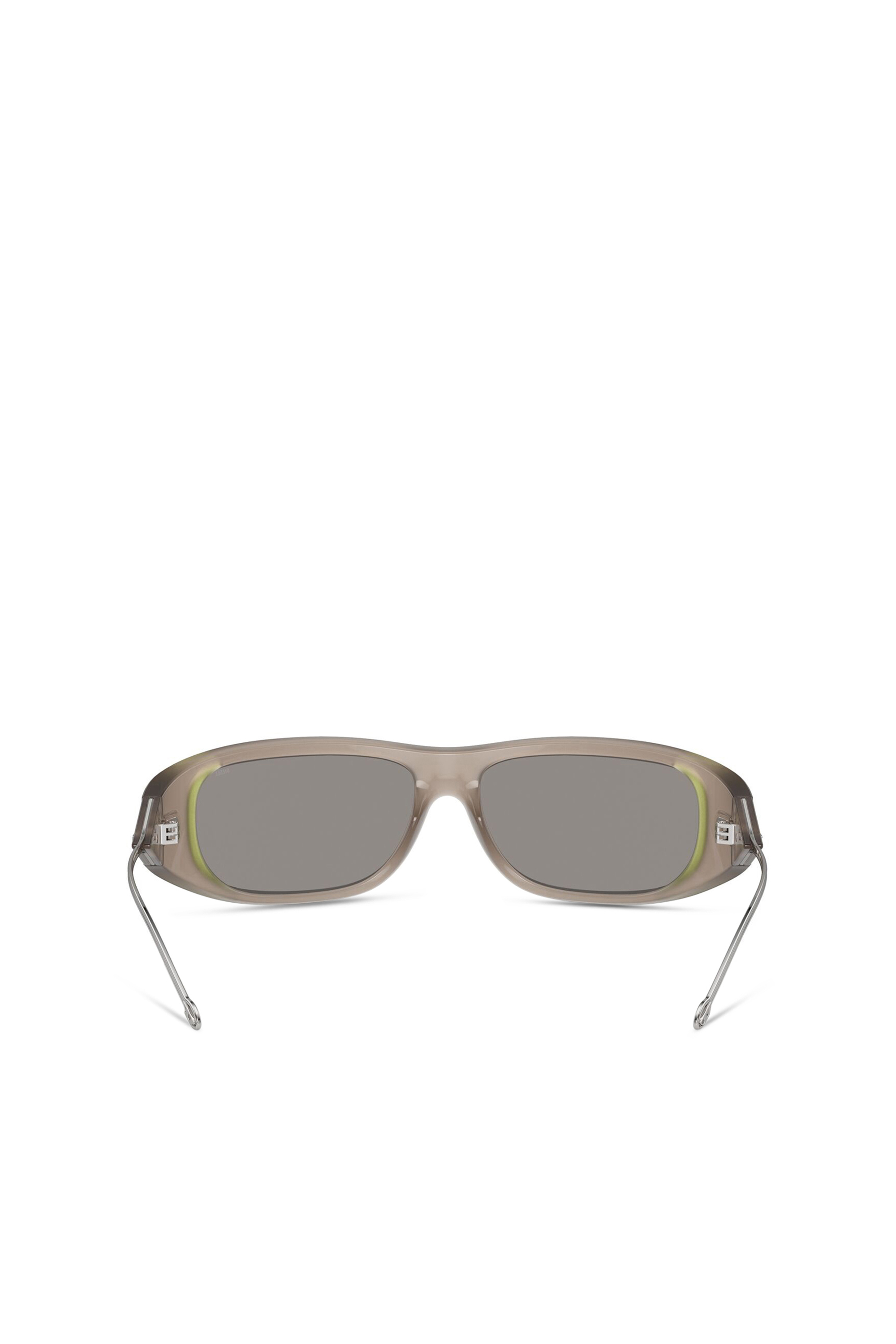 Diesel - 0DL3001 SIZE 61, Occhiali da sole dal modello avvolgente Unisex in Grigio - 4