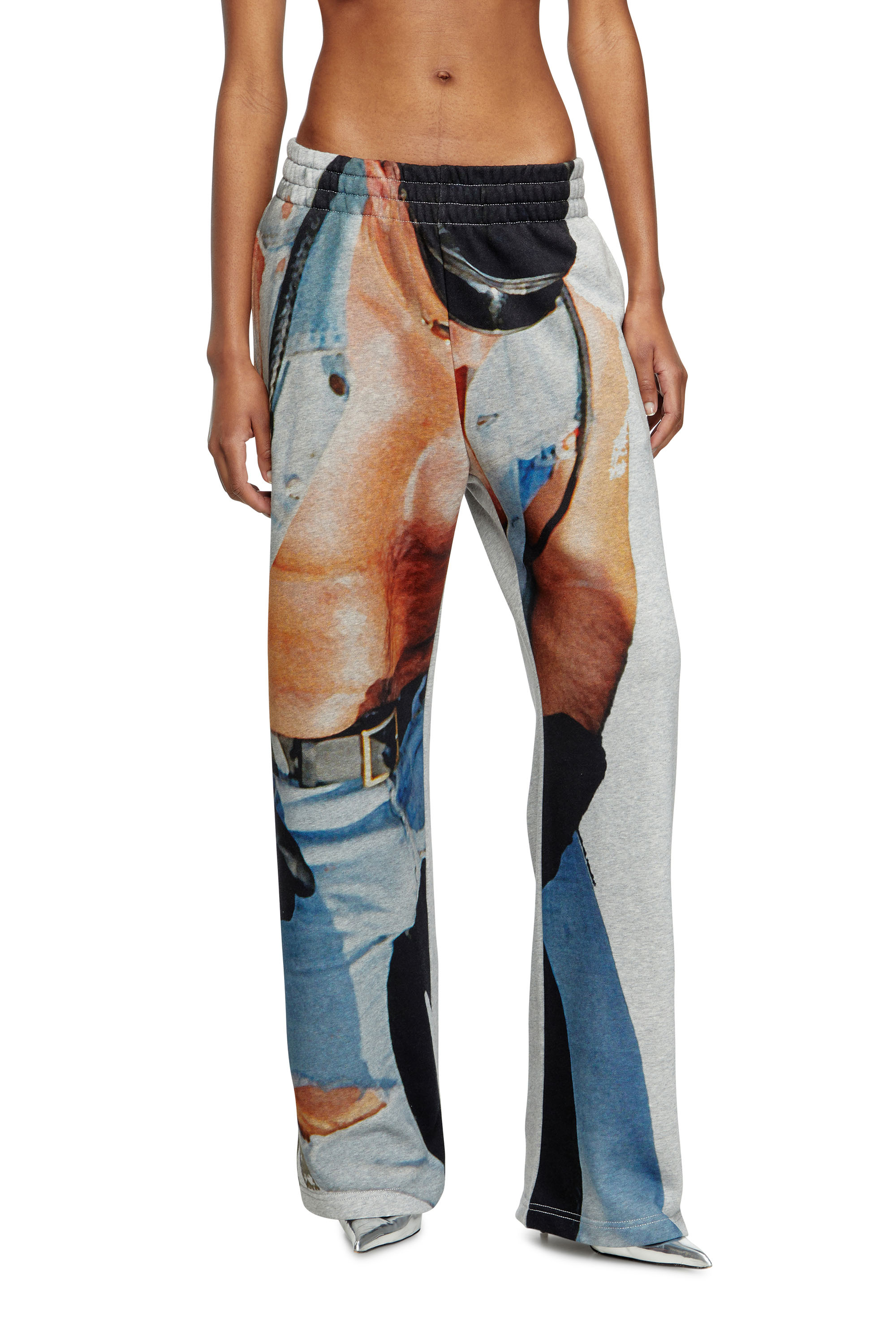 Diesel - PR-P-MARTAINS-TOM25, Pantaloni tuta con stampa grafica Unisex in Grigio - 1